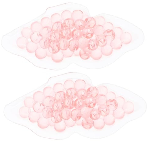 LOORGVEL 2 Stück Kühlende Gel lippenpads Dicke Wiederverwendbare Kaltkompresse für Lippenpflege und Entspannung Lindert Druck und Müdigkeit Hautfreundlich für Reise und Alltag