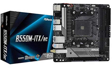 ASRock B550M-ITX/AC Mainboard mit AMD AM4 RyzenTM/Future AMD RyzenTM Prozessoren der 3. Generation, 700W