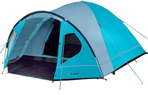 Portal Zelt 3-4 Perosonen Camping wasserdicht 4000mm Kuppelzelt mit Vorzelt Familienzelt Festivalzelt für Camping Reise Garten