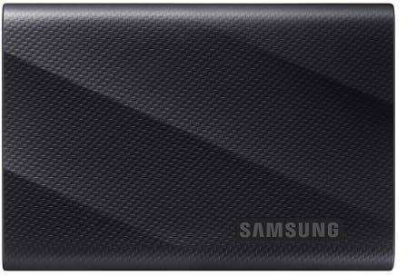 Samsung Portable SSD T9, 2 TB, 2.000 MB/s Lesen, 2.000 MB/s Schreiben, USB 3.2 Gen.2x2, Externe Festplatte für professionelle Anwender, Kompatibel mit Mac, PC, Smartphone und 12K Kameras, MU-PG2T0B/EU