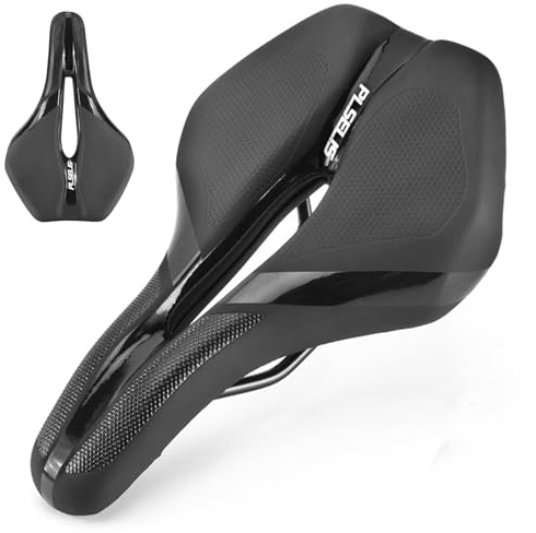 Bike Sattel Universal Sattel, Bequem Weich Memory Schaum Fahrrad Sattel, Mountainbikesätte, Fahrradsattel Herren Damen, Endlich Schmerzfrei Radfahren, für Fahrrad, MTB, Gravel Bike, Ebike