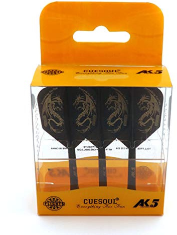CUESOUL ROST Personalisierte integrierte Dartschäfte & Dart Flight, 3er-Set | Flexibel & langlebig fürs Training, integriertes Design, Klar und rein, Einzigartiges Muster, Exquisit, Farbenfroh, Geschenk