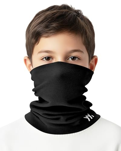 YANIKY Kinder Schlauchschal Halstuch, Winddichte Kreisschlaufen Multifunktionstuch, Leichter Atmungsaktiver Neck Warmer Für Skifahren Und Outdoor Winter Aktivitäten Mädchen und Jungen