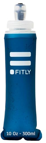 FITLY Flask 300 ml Petrol Blue - Ideal Zum Laufen, Wandern, Radfahren - Lauf Trinkflasche Für Outdoor-Sport - Sportflasche Trinkflasche Wandern - Wasser Flasche Für Hydration Rucksack