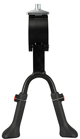Fischer Unisex Dubbele potige standaard en stuurdemper 24-28 inch Zweibein st nder, Schwarz, Tragkraft: 30 kg EU