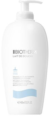 Biotherm Lait De Douche Duschgel, erfrischende Duschcreme mit Life Plankton und Zitrusextrakten, belebende Duschseife für intensive Feuchtigkeit und ein geschmeidiges Hautgefühl, 400 ml