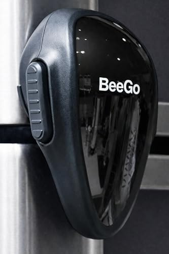 BeeGo™ Backofen Kindersicherung ohne Bohren – Selbstklebend, Hitzebeständig, Starker Halt – Ofen Sicherung für Kinder & Babys, Schwarz