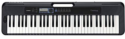 Casio Casiotone CT-S300 Keyboard mit 61 anschlagdynamischen Tasten, 400 Sounds & 77 Begleitrhythmen, schwarz