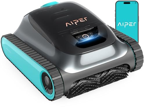 (2026 Upgrade) Aiper Scuba S1 Poolroboter, Individueller Wochenreinigungsplan, 270 Min. Laufzeit, Wasserlinienreinigung, App, Smarte Navigation mit 11 Hochpräzisen Sensoren Für Eingelassene Pool, Blau
