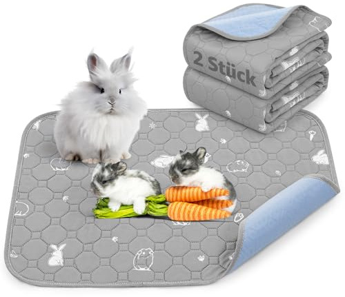 Wiederverwendbare PIPI Pads für Meerschweinchen, waschbar und super saugfähige Unterlagen, Kleintiermatten für Kaninchen, Hamster, Welpen