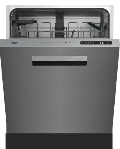 Beko BDDN25530X Unterbau-Geschirrspüler, 60 cm, 15 Maßgedecke, 5 Programme
