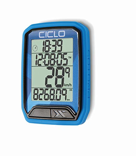CICLO PROTOS 213 drahtloser Fahrradcomputer, mit 13 Funktionen