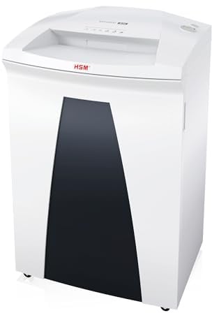 HSM SECURIO B34 Aktenvernichter I Partikelschnitt 4,5x30 mm I 22 Blatt | Sicherheitsstufe P-4 I Schredder für Papier, Kreditkarten, CD/DVD, Heft- und Büroklammern I 100l Behälter I 5 J. Garantie