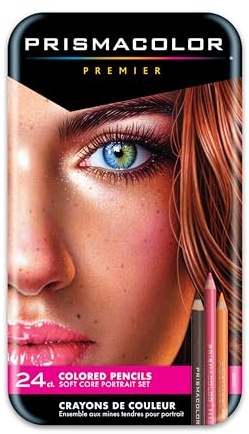 Sanford Prismacolor Premier Buntstifte, Hochformat, 24 Stück