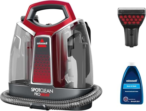 BISSELL SpotClean ProHeat Teppichreiniger 330W 36988 | Polsterreiniger mit HeatWave Technologie, kompakter Nasssauger für Teppiche, Polster, Auto & mehr