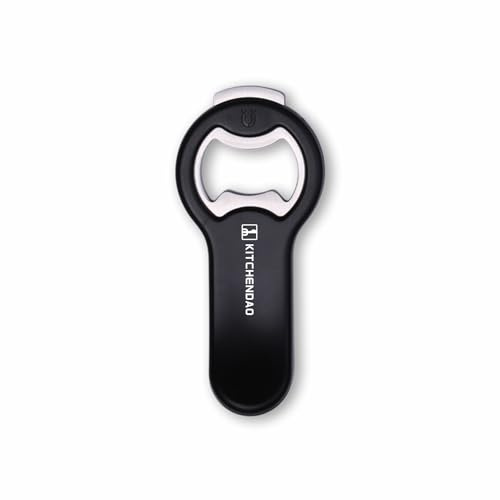 KITCHENDAO 2-in-1 Magnetischer Flaschenöffner für Kühlschrank und Wohnmobil mit Kapselauffangbehälter - Pop Can Soda Dosenöffner zum Kleben am Kühlschrank zur einfachen Aufbewahrung mit Magnet,