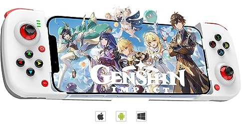 Joso Mobile Game Controller für Android, iPhone, PC mit M1/M2 Programmierbar, Phone Controller für iPhone 15, 14, 13, 12, 11, Samsung Galaxy, Xiaomi, OPPO, Realme, Call of Duty, Genshin Impact & More