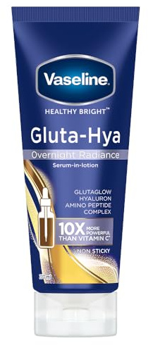 Vaseline Gluta-Hya Overnight Radiance Lotion, Gesicht & Körper, 200 ml