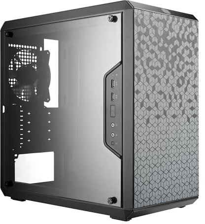 Cooler Master MasterBox Q300L PC Gehäuse 'Micro-ATX, Mini-ITX, USB 3.0, Seitenfenster' MCB-Q300L-KANN-S00