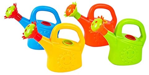 STOBOK 2PCS Kinder Gießkanne Spielzeug Kunststoff Huhn Bewässerung Dosen Garten Beregnung Wasserkocher für Kinder Sand Und Strand Spielzeug Garten Home Pflanzen(Gelegentliche)