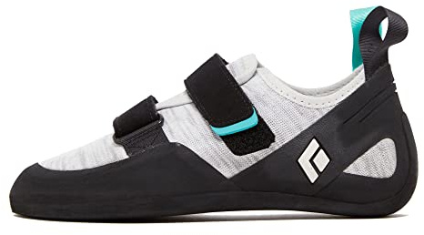 BLACK DIAMOND W Momentum Climbing Shoe Schwarz-Weiß - Komfortabler Damen Einsteiger Kletterschuh, Größe EU 40 - Farbe Bl