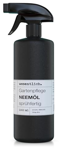 wesentlich. Neemöl mit Emulgator 1000ml | sprühfertig - sofort einsatzbereit | mit Triggerpumpe zum nachfüllen