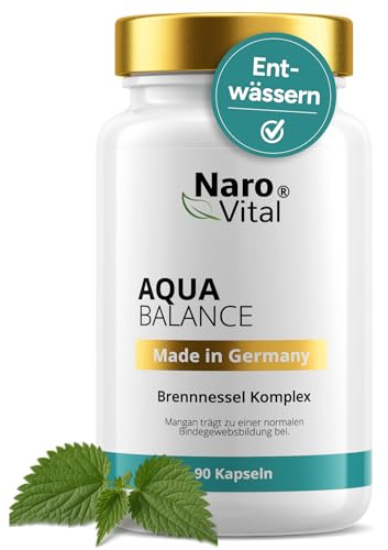 Entwässerungstabletten - Brennnessel Kapseln gegen Wassereinlagerung in den Beinen - Diuretika ohne chemische Entwässerungskapseln - 9-Fach Komplex – 90 Kapseln
