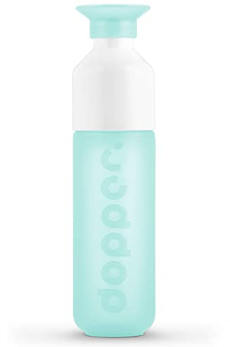 Dopper Original Trinkflasche Polar Blue 450ml - BPA-freie Flasche, Auslaufsicher, Wiederverwendbar, Schmal, Leicht - Wasserflasche für Sport, Fitness, Schule, Outdoor & Büro
