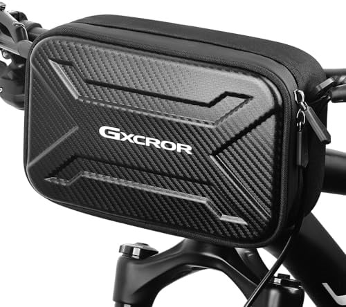 GXCROR 3L Lenkertasche Fahrrad,Fahrradtasche Lenker,Lenkertaschen,Fahrradlenkertasche für Rennrädern und Mountainbikes