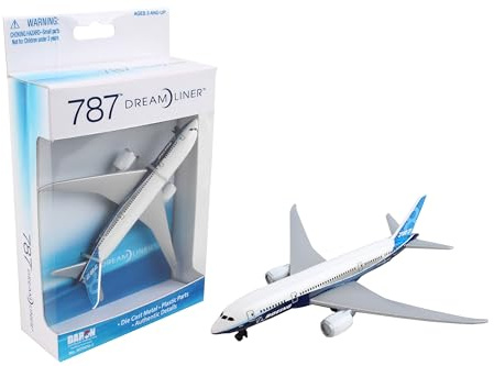Herpa Toys Single Airplane Boeing B787, Kleiner Maßstab, Flugzeug Modell, Sammeln, Spielen, Spielzeug Miniaturmodell aus Kunststoff - für Kinder ab 3 Jahren!