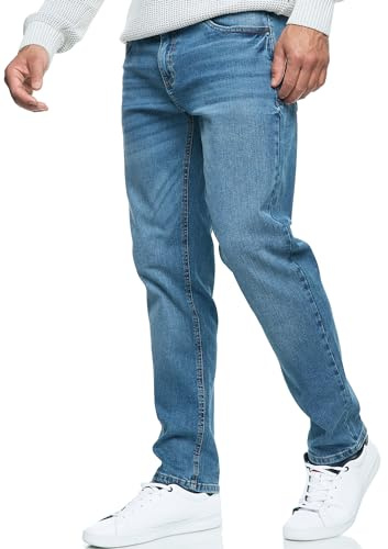 Indicode Herren INSantino Jeanshose Stretch Herrenhose aus 99% Baumwolle | Klassische Herrenhose für Business und Freizeit, Denim Jeans, Herrenjeans, Businesshose, Alltagshose, Freizeithose für Männer