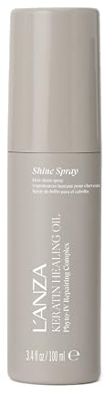 L'ANZA Keratin-Öl-Spray - Hitzeschutz-Spray für das Haar - bändigt Frizz, verhindert fliegende Haare, für ein glänzendes Finish und ein seidiges Gefühl (100 ml)