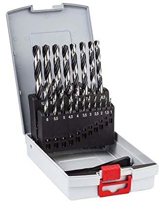 Bosch Professional 19tlg. HSS Spiralbohrer PointTeQ Set (für Metall, ProBox, Zubehör Bohrschrauber)