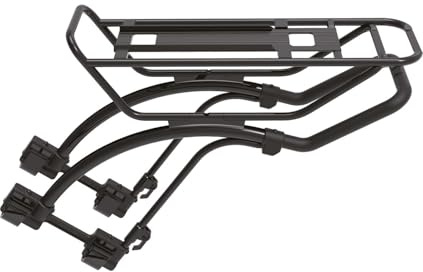 Topeak Tetrarack M2L Mountain Gepäckträgersystem aus Aluminium und Fiberglas in der Farbe Schwarz, Maße: 47,5cm x 38,5cm x 13,5cm, 15100049