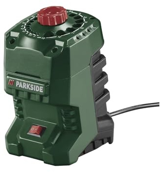 Parkside Bohrerschärfgerät PBSG 95 C3 - Einfaches und sicheres Schärfen von HSS-Bohrern für 20 Größen von 3,0 bis 12,0 mm - Inklusive 2 Wetzsteine zum Schärfen