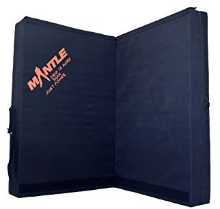 Mantle Climbing Equipment Fallschutzmatte Crash Pad Bouldermatte schwarz XL, Double-Folder 2 Faltungen