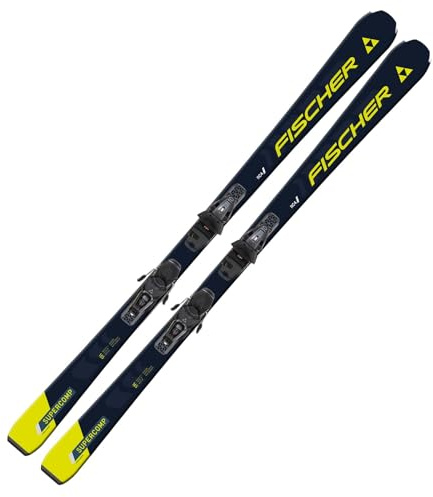 Ski Alpinski Carvingski On-Piste-Rocker - Fischer RC4 Supercomp SLR - 150cm - inkl. Bindung RS10 SLR Z3-10 - Modell 2024 - All Mountain Ski - geeignet für Einsteiger bis Fortgeschrittene