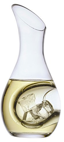 Artland Sommelier Weißwein-Kühlkaraffe – 1050 ml Glaskrug mit elegantem Eisfach, perfekt für Chardonnay und Sauvignon Blanc