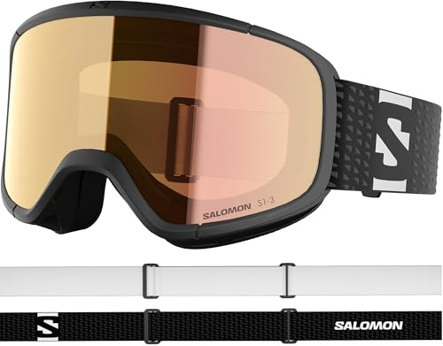 Salomon Aksium 20 Photochrome Unisex-Brille Ski Snowboarden, Tolle Passform und Komfort, Haltbarkeit und Automatisch Optimierte Sicht