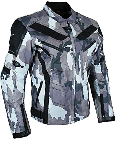 HEYBERRY Motorrad Jacke Motorradjacke Camouflage Urban Gr. L