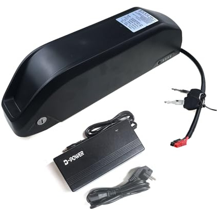 BAFANG E Bike Akkus (A Grade-Zelle) 36V 48V 52V 13Ah 19,2Ah 20Ah 24Ah Elektrofahrrad Lithium Ionen Batterie mit Ladegerät für 250W 350W 500W 750W 1000W 1500W Mittel- und Radmotoren