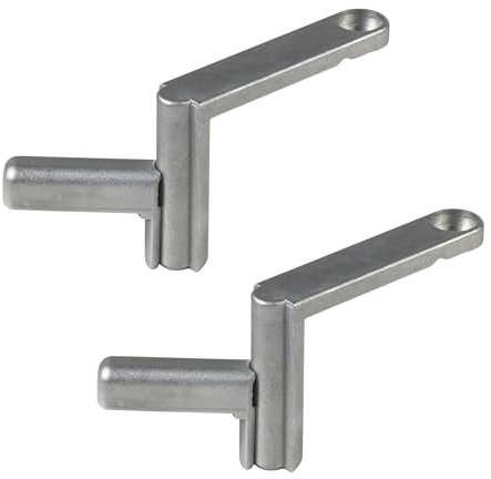 wolfcraft 2 Schnellspanner I 6176000 I Zum schnellen Fixieren von Werkstücken an allen Tischen mit 20-mm-Bohrungen - kompatibel mit MASTER-Arbeitstischen für erweitertes Spannen - Made in Europe