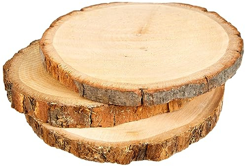 Rayher 65201000 Holzscheibe rund, natur, 10-12cm