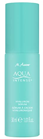M. Asam AQUA INTENSE Hyaluron Serum (30ml) – feuchtigkeitsspendendes Gesichtsserum mit Hyaluronsäure, polstert Trockenheitsfalten optisch auf, mit Silicium & Ginseng-Extrakt, vegane Gesichtspflege