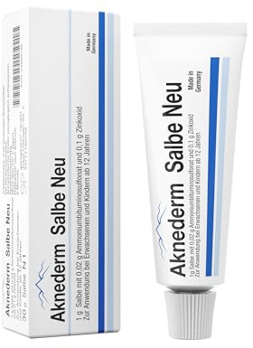 aknederm Salbe neu 30g - zur punktuellen Basispflege bei ausgeprägten Hautunreinheiten - hautgetönt, parfümfrei & vegan