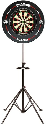 WINMAU Xtreme Dartscheibe-dartständer 2.0 - Tragbar, verstellbar und freistehend - Dartboard-Montagesystem im Stativdesign - Professionelles Dart-Zubehör - Kompatibel mit Allen Winmau-Dartscheiben