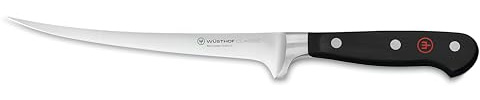 WÜSTHOF Classic Filiermesser 18 cm, Schwarz,silber