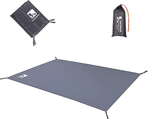 HIKEMAN Zeltplane Mehrzweck Campingzelt Plane - Wasserdichtes Zeltunterlage,Camping Zelt Tarp, Markisenteppich Mehrere Größen für Camping Wanderpicknick(180 * 210cm)