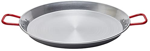Paelleras El CID 5020063 Paellapfanne Valenciana 60 cm, Silber