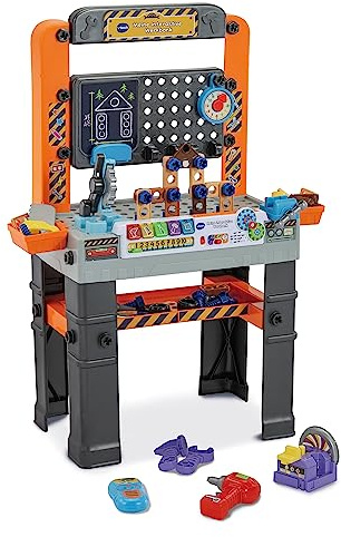 VTech Interaktive Werkbank mit 60 Zubehörteilen - Lernspielzeug